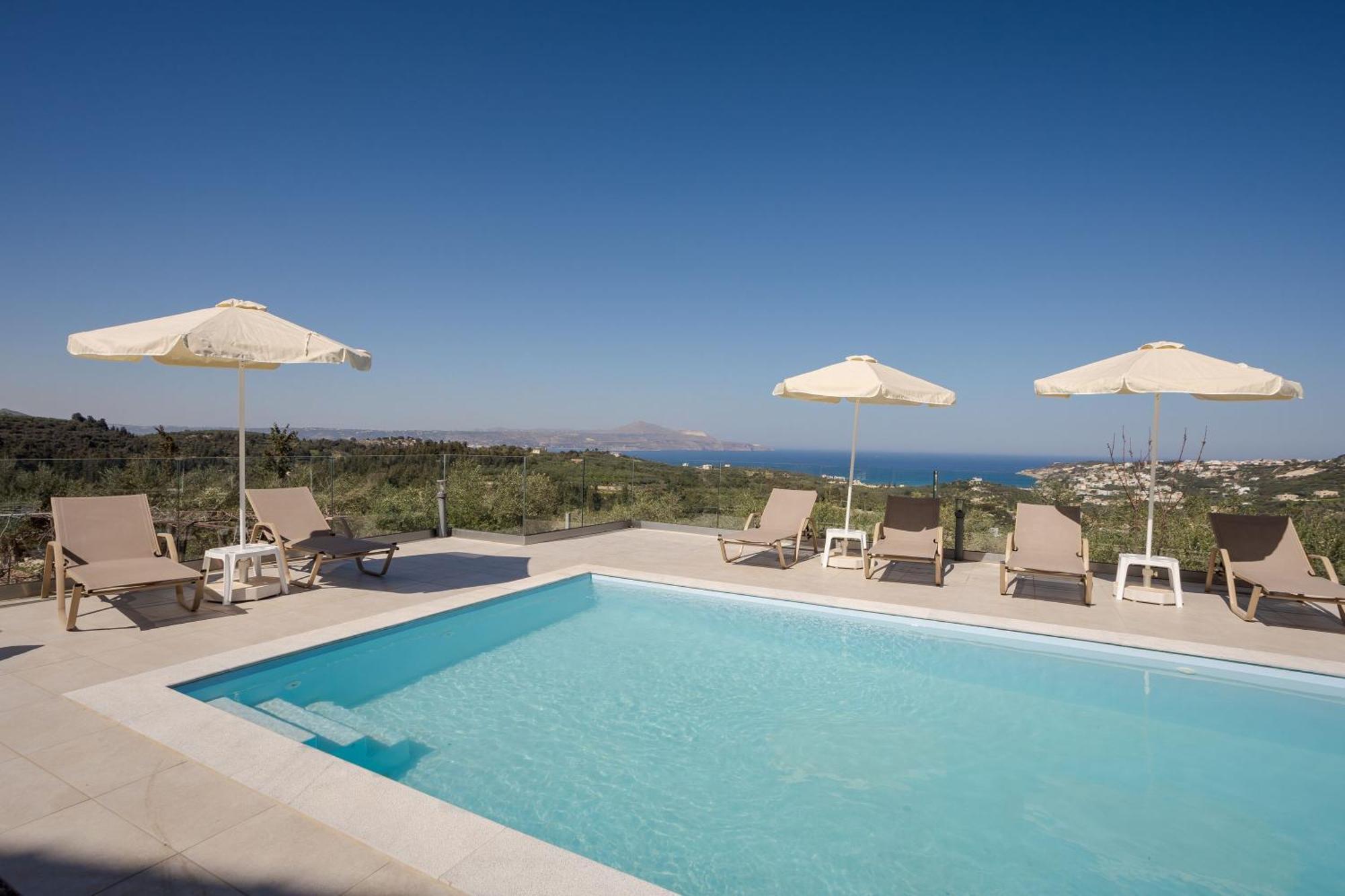 Villa Konstantinos Hilltop Vineyard Escape Almirida Exterior foto