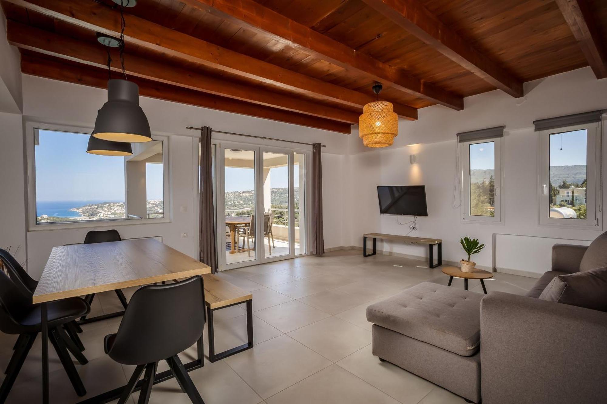Villa Konstantinos Hilltop Vineyard Escape Almirida Exterior foto