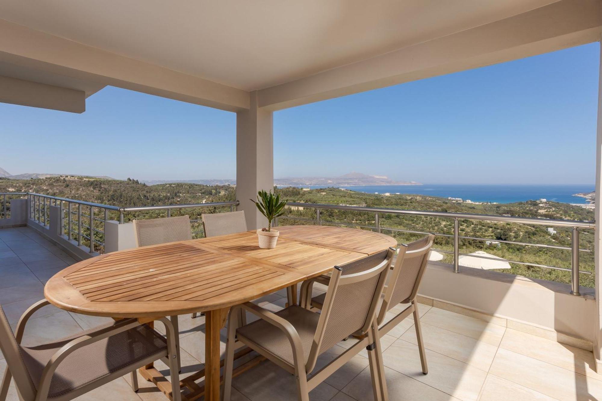 Villa Konstantinos Hilltop Vineyard Escape Almirida Exterior foto